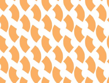 Vektör dokusu arka plan, kusursuz desen. El çizimi, turuncu ve beyaz renkler.