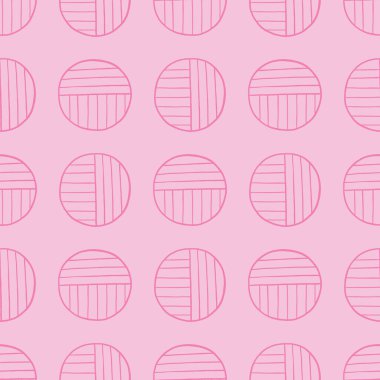 Vektörsüz doku arkaplan deseni. El çizimi ve pembe renkler.