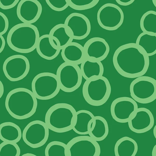 矢量无缝纹理背景模式 手绘和绿色 — 图库矢量图片