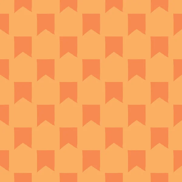 Vector Seamless Texture Background Pattern Hand Drawn Orange Colors — Stock Vector