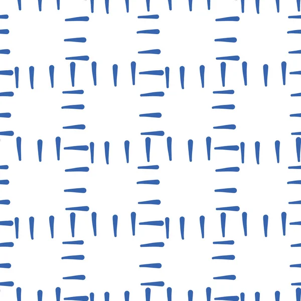 Vektor Nahtlose Textur Hintergrundmuster Handgezeichnet Blaue Und Weiße Farben — Stockvektor