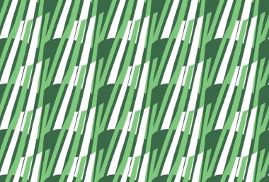 Vektör dokusu arka plan, kusursuz desen. El çizimi, yeşil ve beyaz renkler.