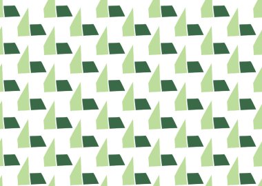 Vektör dokusu arka plan, kusursuz desen. El çizimi, yeşil ve beyaz renkler.