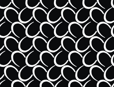 Vektör dokusu arka plan, kusursuz desen. El çizimi, siyah beyaz renkler.