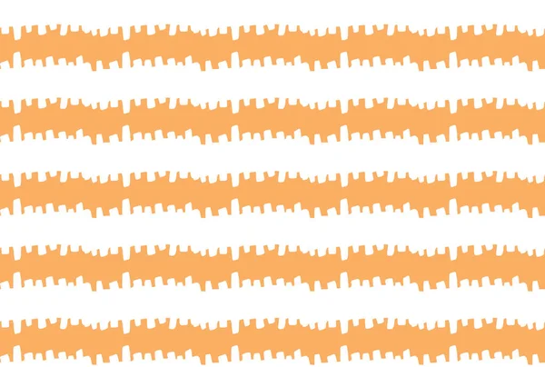 Vektor Textur Hintergrund Nahtloses Muster Handgezeichnet Orange Und Weiße Farben — Stockvektor
