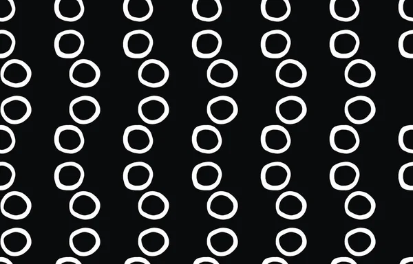 Vector Textuur Achtergrond Naadloos Patroon Met Hand Getekend Zwart Wit — Stockvector