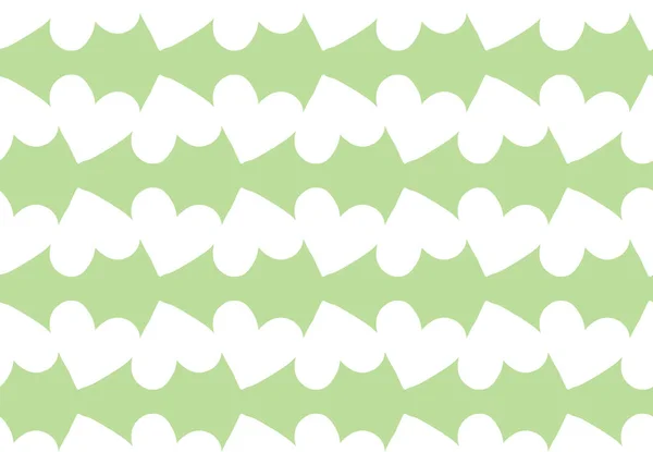 Vektor Textur Hintergrund Nahtloses Muster Handgezeichnet Grüne Und Weiße Farben — Stockvektor