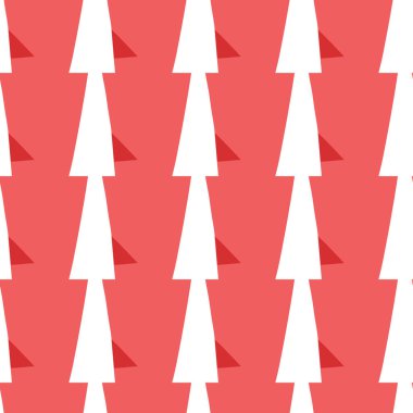 Vektörsüz doku arkaplan deseni. El çizimi, kırmızı ve beyaz renkler.