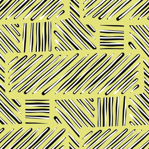 Patrón Fondo Textura Sin Costura Vectorial Colores Dibujados Mano Amarillo — Vector de stock