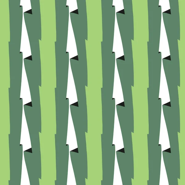 Vektor Nahtlose Textur Hintergrundmuster Handgezeichnet Grün Schwarz Und Weiß — Stockvektor