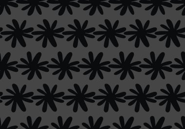 Vektör dokusu arka plan, kusursuz desen. El çizimi, gri ve siyah renkler.