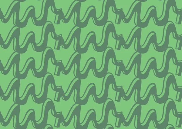 Векторна Текстура Фону Безшовний Візерунок Мальовані Рукою Зелені Кольори — стоковий вектор