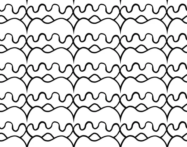Vektör dokusu arka plan, kusursuz desen. El çizimi, siyah beyaz renkler.