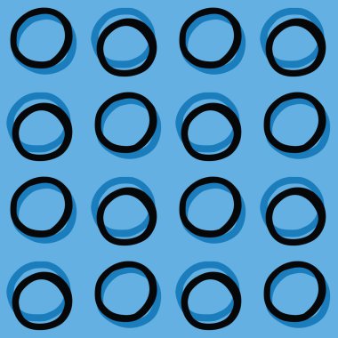 Vektörsüz doku arkaplan deseni. El çizimi, mavi ve siyah renkler.