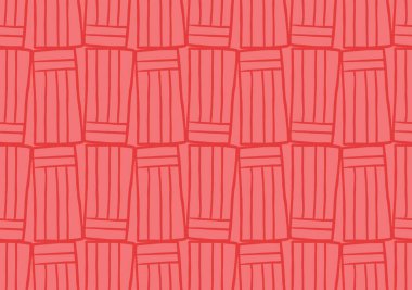 Vektör dokusu arka plan, kusursuz desen. El çizimi ve kırmızı renkler.