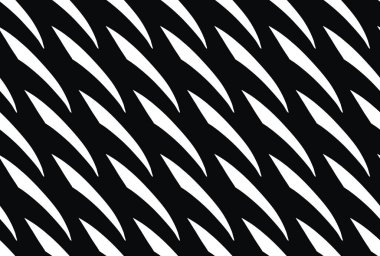 Vektör dokusu arka plan, kusursuz desen. El çizimi, siyah beyaz renkler.