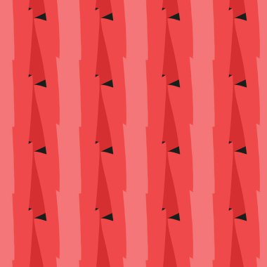 Vektörsüz doku arkaplan deseni. El çizimi, kırmızı ve siyah renkler.