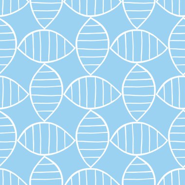 Vektörsüz doku arkaplan deseni. El çizimi, mavi ve beyaz renkler.