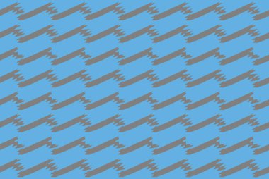 Vektör dokusu arka plan, kusursuz desen. El çizimi, mavi ve kahverengi renkler.