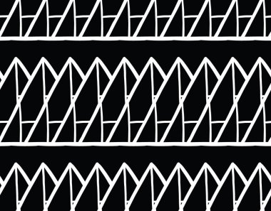 Vektör dokusu arka plan, kusursuz desen. El çizimi, siyah beyaz renkler.