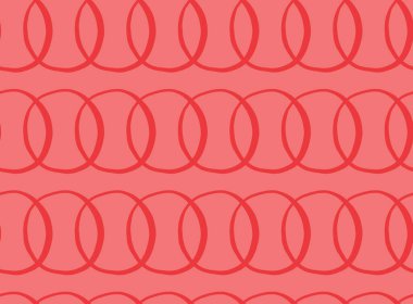 Vektör dokusu arka plan, kusursuz desen. El çizimi ve kırmızı renkler.