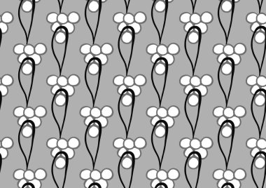 Vektör dokusu arka plan, kusursuz desen. El çizimi, gri, siyah beyaz renkler.