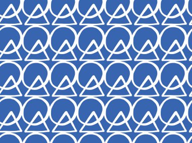 Vektör dokusu arka plan, kusursuz desen. El çizimi, mavi ve beyaz renkler.