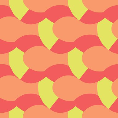 Vektörsüz doku arkaplan deseni. El çizimi, turuncu, sarı ve kırmızı renkler.