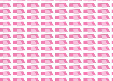 Vektör dokusu arka plan, kusursuz desen. El çizimi, pembe ve beyaz renkler.