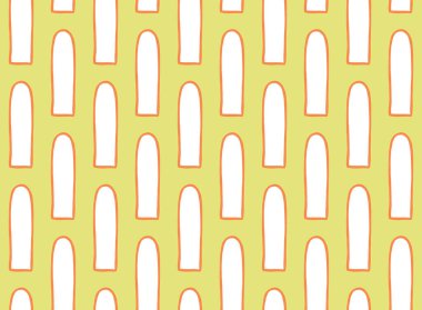 Vektör dokusu arka plan, kusursuz desen. El çizimi, sarı, turuncu ve beyaz renkler.