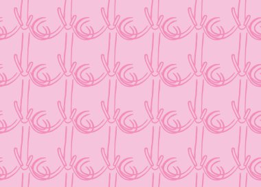 Vektör dokusu arka plan, kusursuz desen. El çizimi ve pembe renkler.