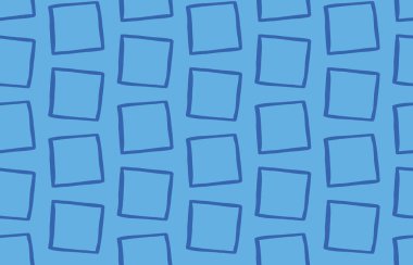 Vektör dokusu arka plan, kusursuz desen. El çizimi ve mavi renkler.