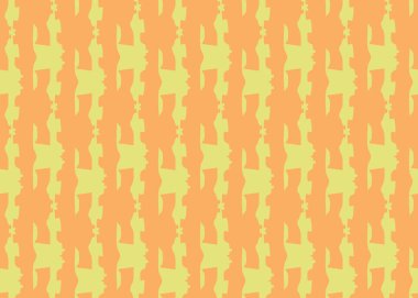 Vektör dokusu arka plan, kusursuz desen. El çizimi, sarı ve turuncu renkler.