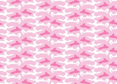 Vektör dokusu arka plan, kusursuz desen. El çizimi, pembe ve beyaz renkler.