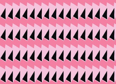 Vektör dokusu arka plan, kusursuz desen. El çizimi, pembe ve siyah renkler.