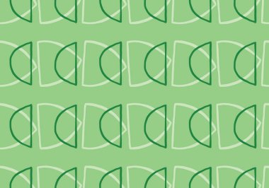 Vektör dokusu arka plan, kusursuz desen. El çizimi ve yeşil renkler.