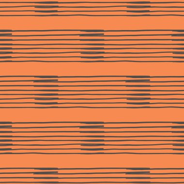 Vektörsüz doku arkaplan deseni. El çizimi, turuncu ve gri renkler.