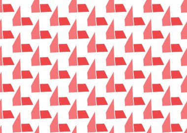 Vektör dokusu arka plan, kusursuz desen. El çizimi, kırmızı ve beyaz renkler.