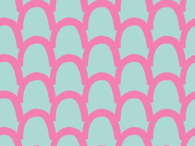 Vektör dokusu arka plan, kusursuz desen. El çizimi, mavi ve pembe renkler.