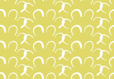 Vektör dokusu arka plan, kusursuz desen. El çizimi, sarı ve beyaz renkler.