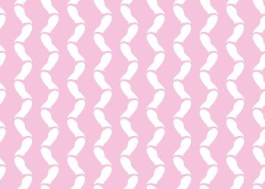 Vektör dokusu arka plan, kusursuz desen. El çizimi, pembe ve beyaz renkler.