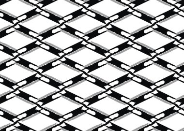 Vektör dokusu arka plan, kusursuz desen. El çizimi, siyah, gri ve beyaz renkler.