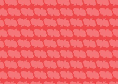 Vektör dokusu arka plan, kusursuz desen. El çizimi ve kırmızı renkler.