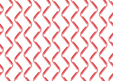 Vektör dokusu arka plan, kusursuz desen. El çizimi, kırmızı ve beyaz renkler.