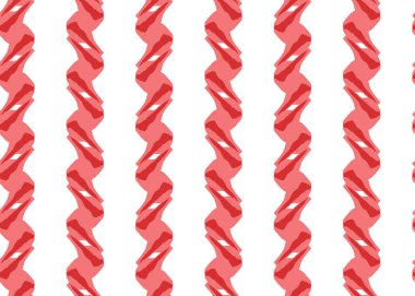 Vektör dokusu arka plan, kusursuz desen. El çizimi, kırmızı ve beyaz renkler.
