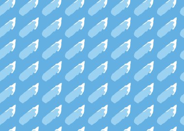 Vektör dokusu arka plan, kusursuz desen. El çizimi, mavi ve beyaz renkler.