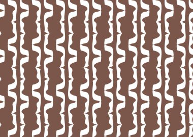 Vektör dokusu arka plan, kusursuz desen. El çizimi, kahverengi ve beyaz renkler.