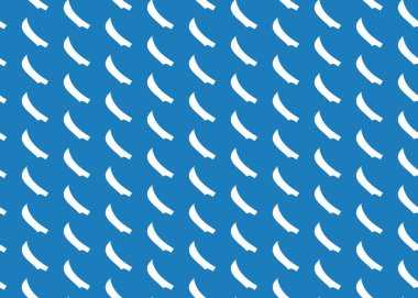 Vektör dokusu arka plan, kusursuz desen. El çizimi, mavi ve beyaz renkler.