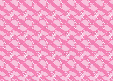 Vektör dokusu arka plan, kusursuz desen. El çizimi, pembe ve beyaz renkler.