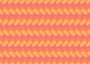 Vektör dokusu arka plan, kusursuz desen. El çizimi, kırmızı ve turuncu renkler.